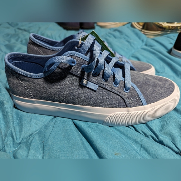 DC Men's Manual Textile SE Shoes Blue Haze / 8.5 men's 10 women's - Picture 2 of 6